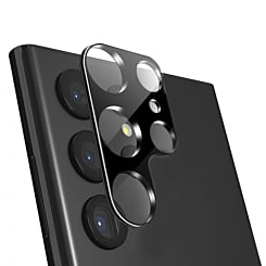 Grab wholesale deals on the back camera tempered glass for Galaxy S23 Ultra in black.