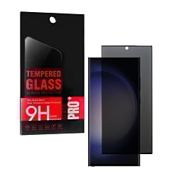 Buy the privacy tempered glass for Galaxy S23 Ultra. Case-friendly, anti-spy, 1 piece.