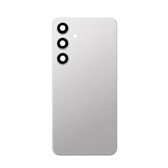 Purchase the Back Glass with Camera Lens and Adhesive for Galaxy S24, no logo, in marble gray.
