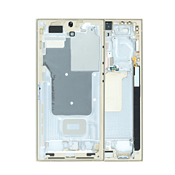 Order the Middle Frame Housing for Galaxy S24 Ultra, service pack, in titanium yellow.
