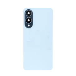 Back Glass with Adhesive and Back Camera Lens for Galaxy S25 Edge (NO LOGO) (TITANUM ICYBLUE)