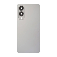 Back Glass with Adhesive and Back Camera Lens for Galaxy S25 Edge (NO LOGO) (TITANUM SILVER)