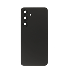 Back Glass with Adhesive and Back Camera Lens for Galaxy S25 FE (NO LOGO) (JET BLACK)