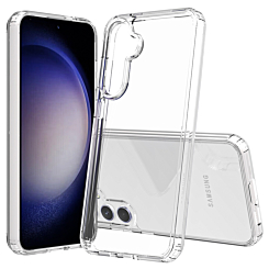 Galaxy S25 FE Hybrid Case with Air Cushion Technology - CLEAR (Only Ground Shipping)