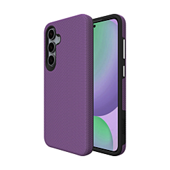 Shock Absorption Protective Dual Layer Case - PURPLE for Galaxy S25 FE (Only Ground Shipping)