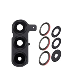 Stock up on the Back Camera Lens with Bezel Ring for Galaxy S25 Plus in coral red.