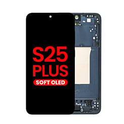 OLED Assembly with Frame for Galaxy S25 Plus (S936) (BLUEBLACK) (Aftermarket OLED)
