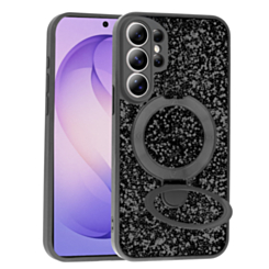 Sparkle Luxury Slim Case with Magnetic Kickstand for Galaxy S26 Ultra (BLACK) (Only Ground Shipping)