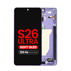 OLED Assembly with Frame for Galaxy S26 Ultra (S948) (COBALT VIOLET) (Aftermarket Plus Soft Oled / 120Hz)