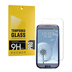 Buy the clear tempered glass for Galaxy S3, case-friendly 2.5D, 1 piece.
