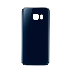 Stock up on the black back glass with camera lens and adhesive for Galaxy S6 Edge, no logo.