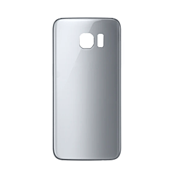 Order the silver back glass with camera lens and adhesive for Galaxy S7, no logo.