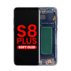 Grab wholesale deals on the OLED assembly with frame for Galaxy S8 Plus G955 in Midnight Black, aftermarket OLED.