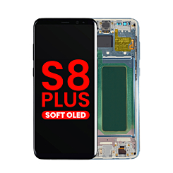 OLED Assembly with Frame for Galaxy S8 Plus (G955) (CORAL BLUE) (Aftermarket OLED)