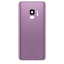 Back Glass with Camera Lens and Adhesive for Galaxy S9 (NO LOGO) (LILAC PURPLE)