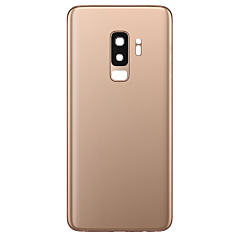 Back Glass with Camera Lens and Adhesive for Galaxy S9+ (NO LOGO) (SUNRISE GOLD)