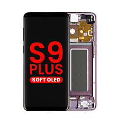Shop the OLED assembly with frame for Galaxy S9 Plus G965 in Lilac Purple, aftermarket OLED.