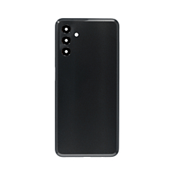 Purchase the black Back Glass with Camera Lens and Adhesive for Galaxy A04s Core A047 2022 with no logo.