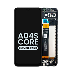 Buy the LCD Assembly with Frame for Galaxy A04s Core A047 2022 Service Pack.