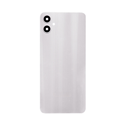 Stock up on the silver Back Glass with Camera Lens and Adhesive for Galaxy A05 A055 2023 with no logo.