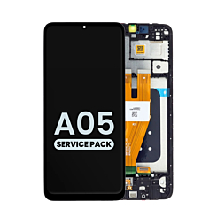 Purchase the LCD Assembly with Frame for Galaxy A05 A055 2023 Service Pack.