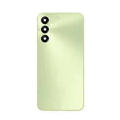 Purchase the light green Back Glass with Camera Lens and Adhesive for Galaxy A05s A057 2023 with no logo.
