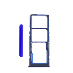 Stock up on the Dual Sim Card Tray for Galaxy A10 A105 Blue.