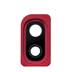 Order the Back Camera Lens with Bracket for Galaxy A10 A105 Red.