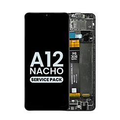Stock up on the LCD assembly with frame for Galaxy A12 Nacho A127 2021, service pack.
