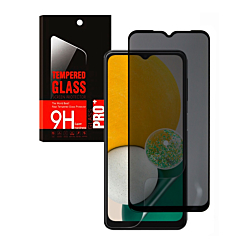 Order the privacy tempered glass for Galaxy A12, A13 5G, A32 5G, A42 5G, and A71, 2.5D, 1 piece.