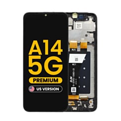 Purchase the LCD Assembly with Frame in Black for Galaxy A14 5G A146U 2023, Premium.