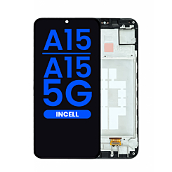 Shop the LCD Assembly with Frame for Galaxy A15 4G A155 2023 and A15 5G A156 2023 6.5 Inch Aftermarket Incell.
