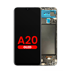 Purchase the OLED Assembly with Frame for Galaxy A20 A205U 2019 Aftermarket OLED.
