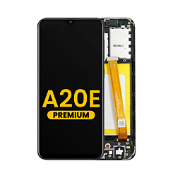 Purchase the LCD Assembly with Frame for Galaxy A20e A202 2019 Premium.
