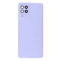 Purchase the Back Glass with Camera Lens and Adhesive for Galaxy A22 4G A225 2021 No Logo Violet.
