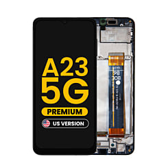 Stock up on the Premium LCD Assembly with Frame for Galaxy A23 5G A236U 2022 North America Version.
