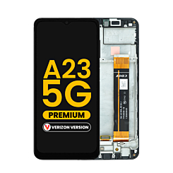 Buy the Premium LCD Assembly with Frame for Galaxy A23 5G UW A236V 2022 Verizon Only.
