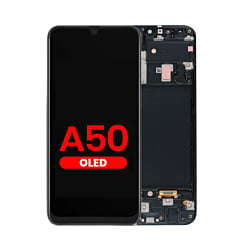 OLED Assembly with Frame for Galaxy A50 (A505 / 2019) (International Version) (Aftermarket OLED)