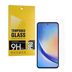 Buy the Clear Tempered Glass for Galaxy A35 5G 2024, case-friendly, 2.5D, 1 piece.