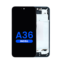 LCD Assembly with Frame for Galaxy A36 (A366/2025) (BLACK) (Aftermarket Incell)