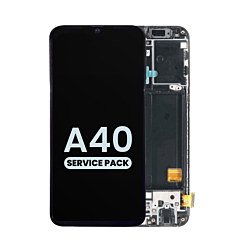 Purchase the OLED Assembly with Frame for Galaxy A40 A405 2019, Service Pack.