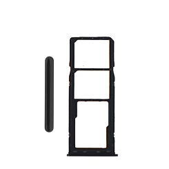 Buy the Dual SIM Card Tray for Galaxy A50 A505, A30 A305, and A20 A205 in black.