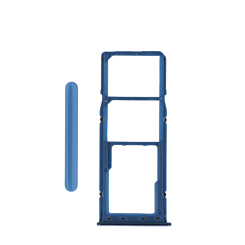 Shop the Dual SIM Card Tray for Galaxy A50 A505, A30 A305, and A20 A205 in blue.