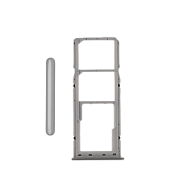 Order the Dual SIM Card Tray for Galaxy A50 A505, A30 A305, and A20 A205 in silver.