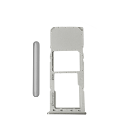 Order the SIM Card Tray for Galaxy A50 A505, A30 A305, and A20 A205 in silver.