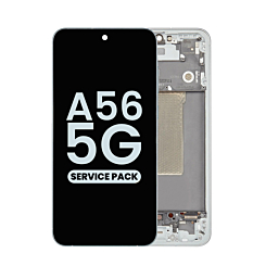 OLED Assembly with Frame for Galaxy A56 5G (A566 / 2025) (OLIVE GREEN) (Service Pack)