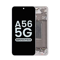 OLED Assembly with Frame for Galaxy A56 5G (A566 / 2025) (PINK) (Service Pack)