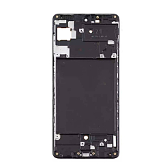 Purchase the middle frame housing for the Galaxy A71 2020 in black.