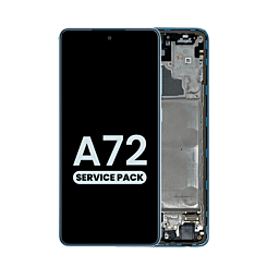Shop the Awesome Blue OLED assembly with frame, service pack, for the Galaxy A72 2021 model A725.