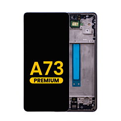 Shop the premium gray OLED assembly with frame for the Galaxy A73 2022 model A735.